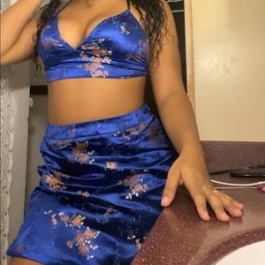 2 piece floral set from Shein